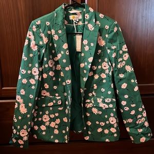 Boden, Green floral Blazer, size 6